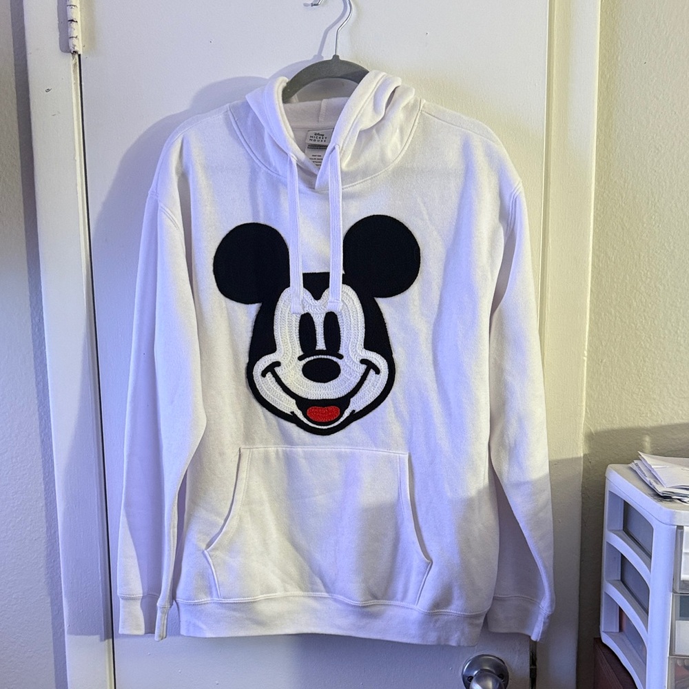 Disney White Mickey Mouse Hoodie